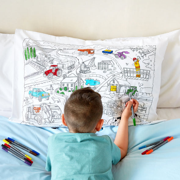 color in pillowcase for kids