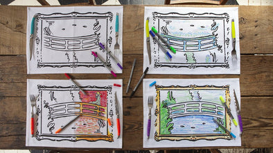 Color In Monet Placemats