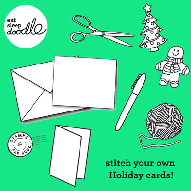 stitch your own Holiday cards!