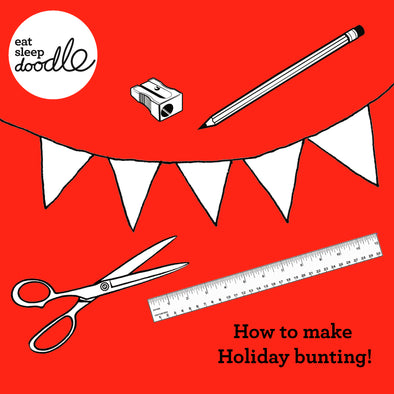 How to make Holiday bunting!