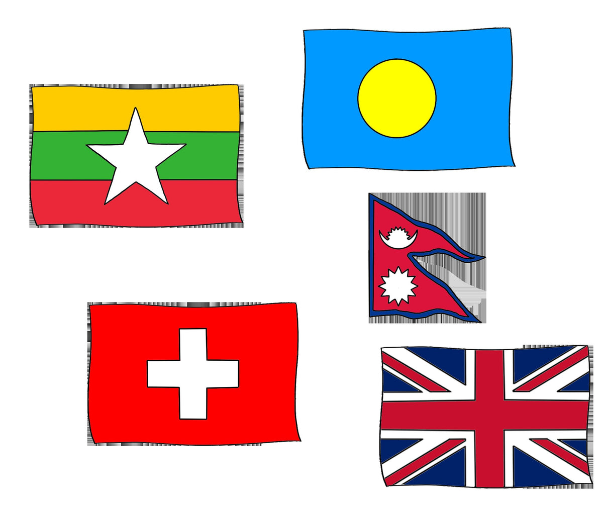 world flags