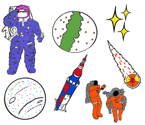 space coloring 