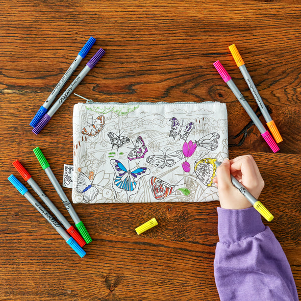 butterfly pencil case