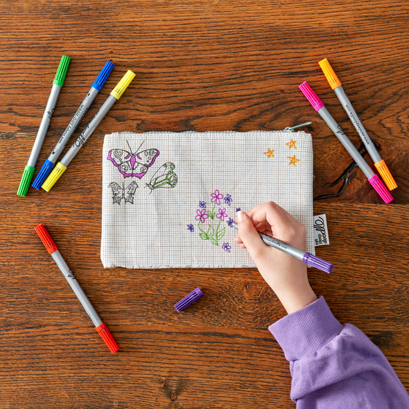 butterfly pencil case