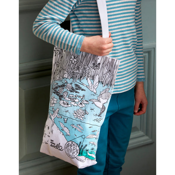 pond dipping shopper cotton tote