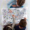 state map pillowcase for kids