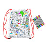 color in world map backpack