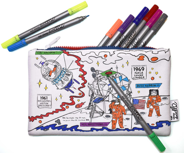 color & learn pencil case